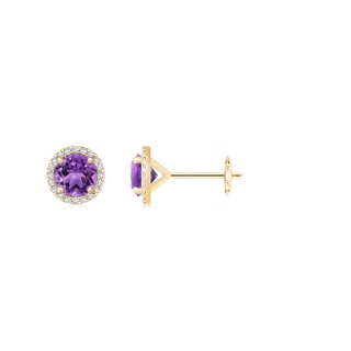 Round AA Amethyst