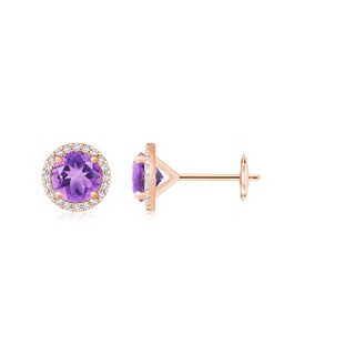 Round A Amethyst
