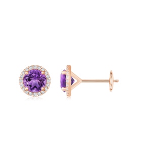 Round AA Amethyst