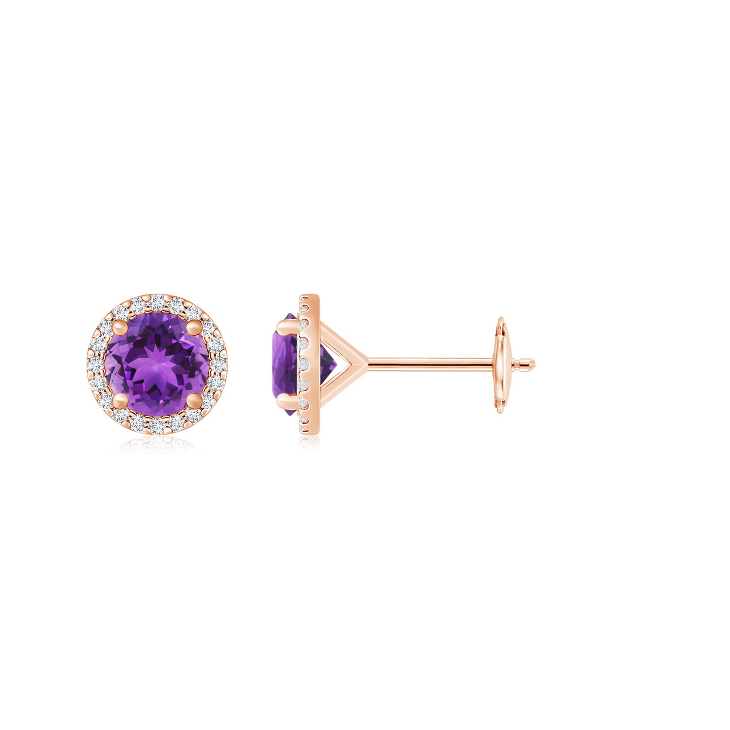 AAA - Amethyst / 2.7 CT / 14 KT Rose Gold