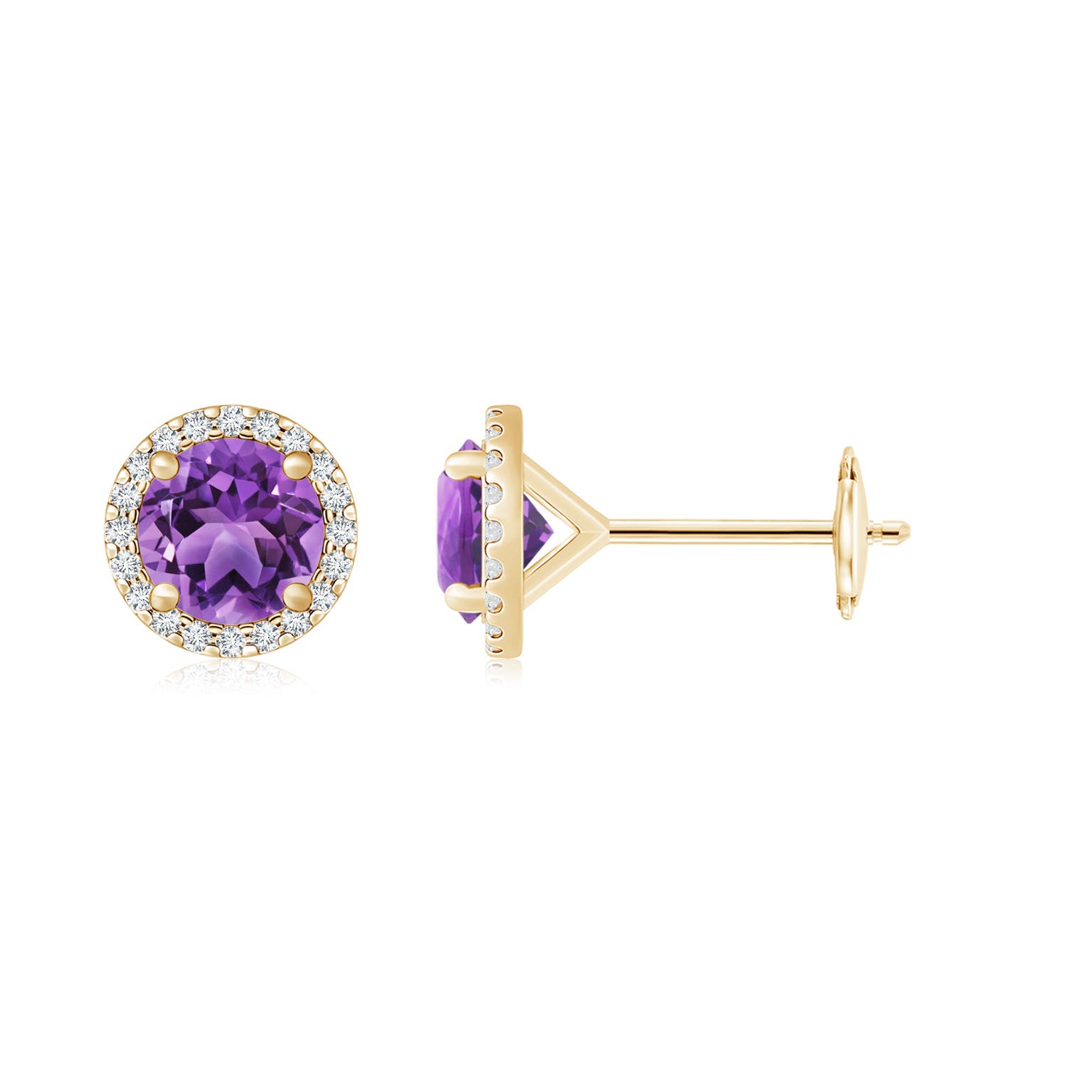 AA - Amethyst / 5.74 CT / 14 KT Yellow Gold