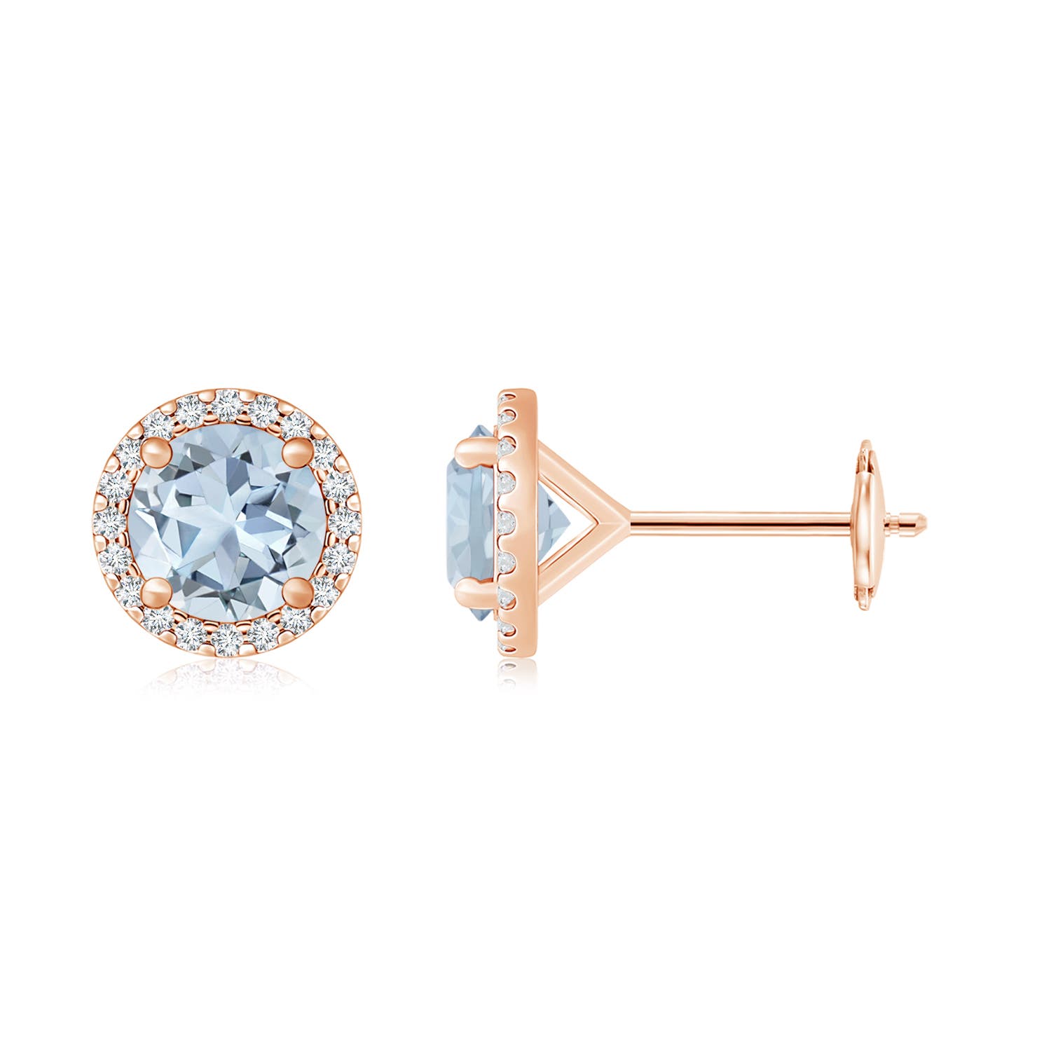 A - Aquamarine / 7.56 CT / 14 KT Rose Gold