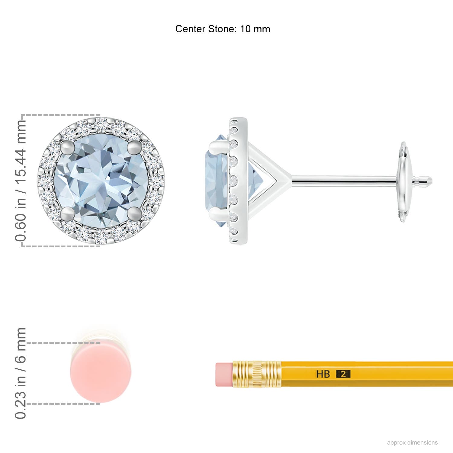 A - Aquamarine / 7.56 CT / 14 KT White Gold