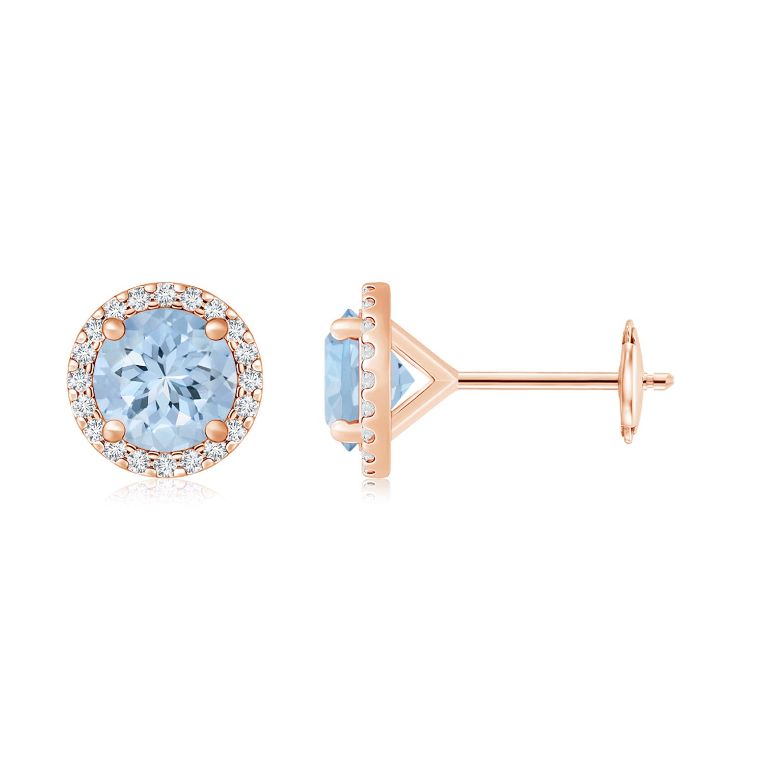 AA - Aquamarine / 7.56 CT / 14 KT Rose Gold