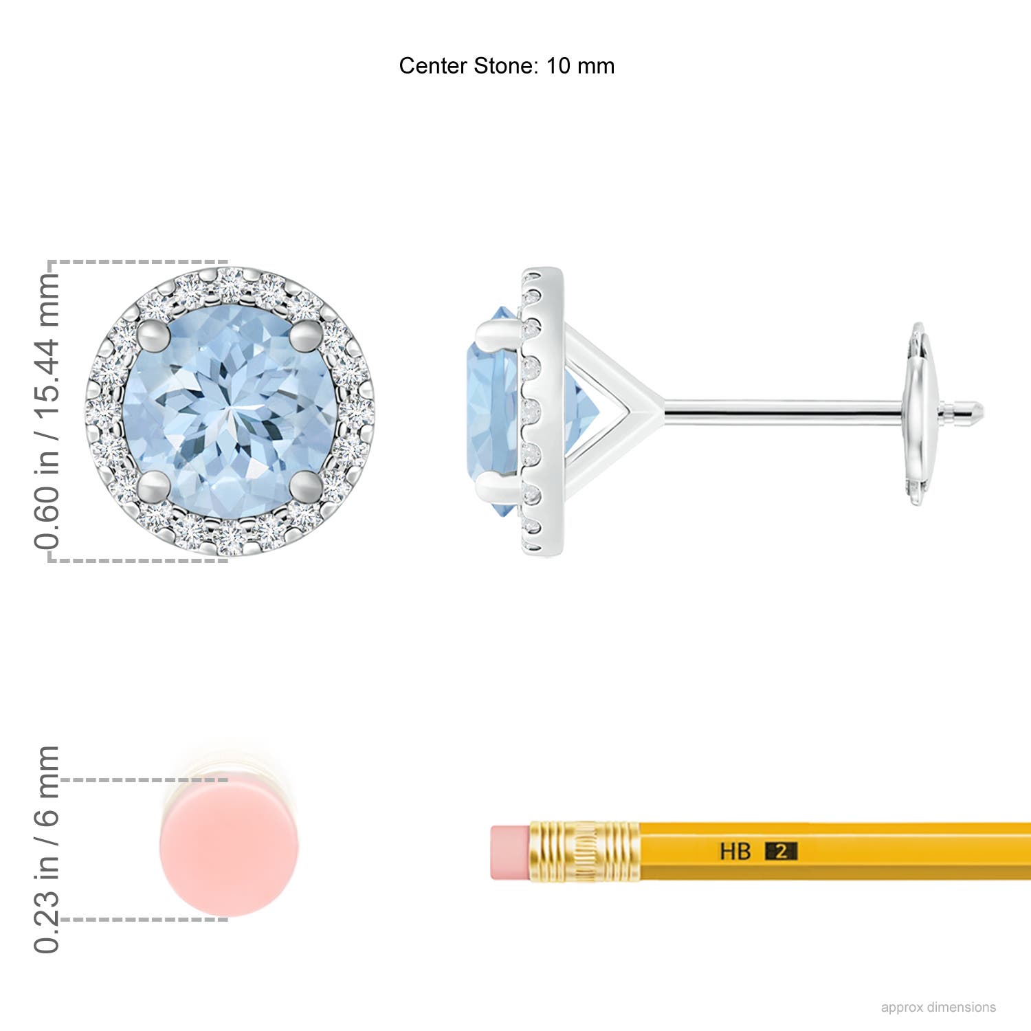 AA - Aquamarine / 7.56 CT / 14 KT White Gold