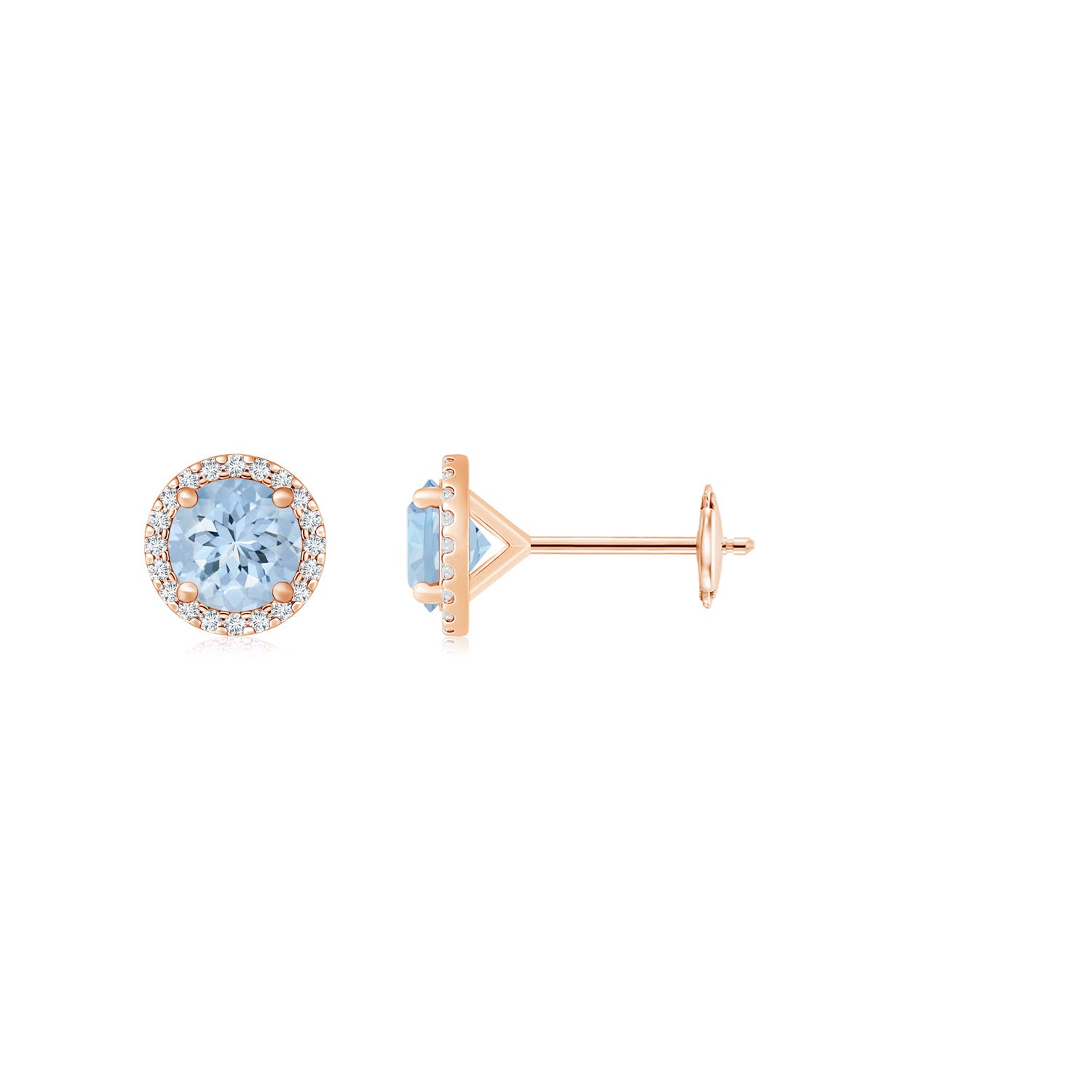 AA - Aquamarine / 1.68 CT / 14 KT Rose Gold