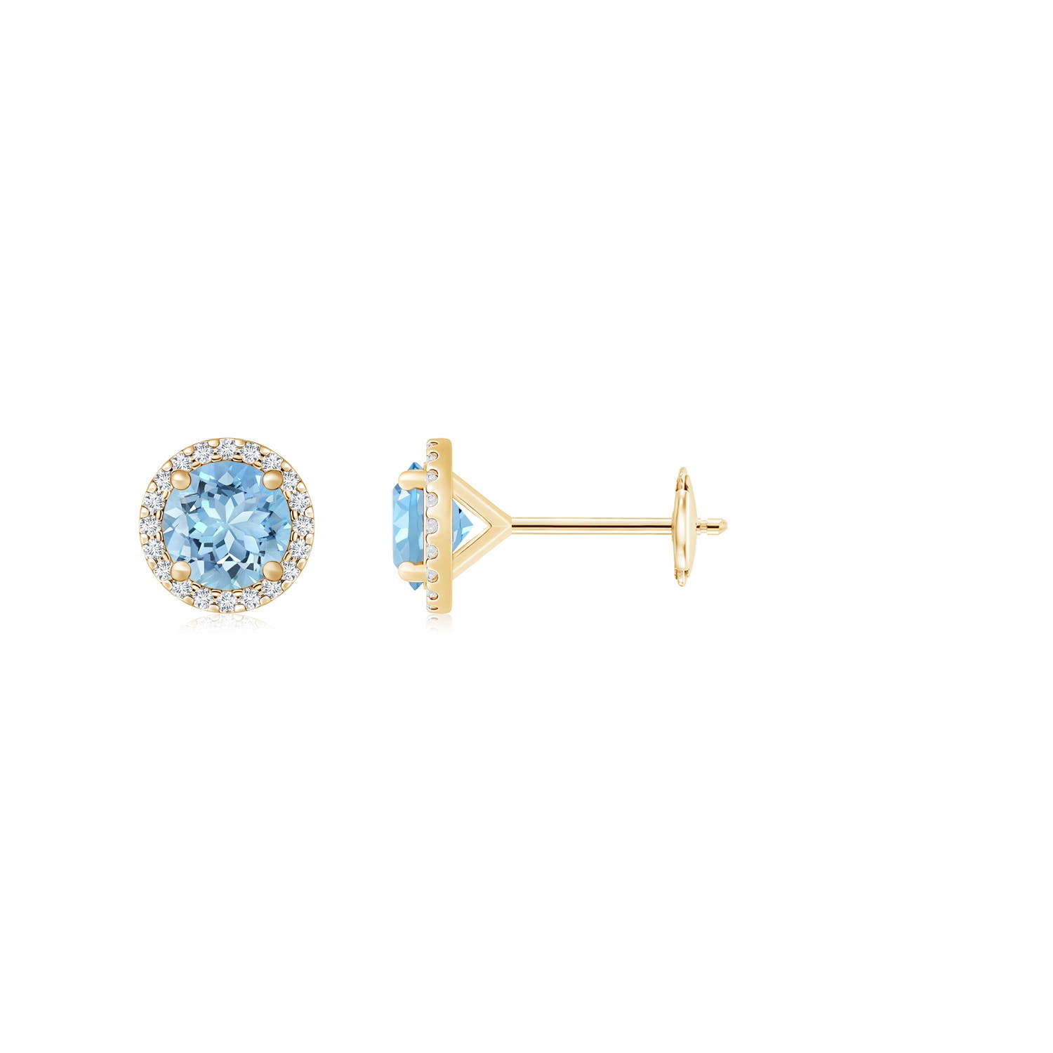 AAAA - Aquamarine / 1.68 CT / 14 KT Yellow Gold