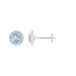 Round A Aquamarine
