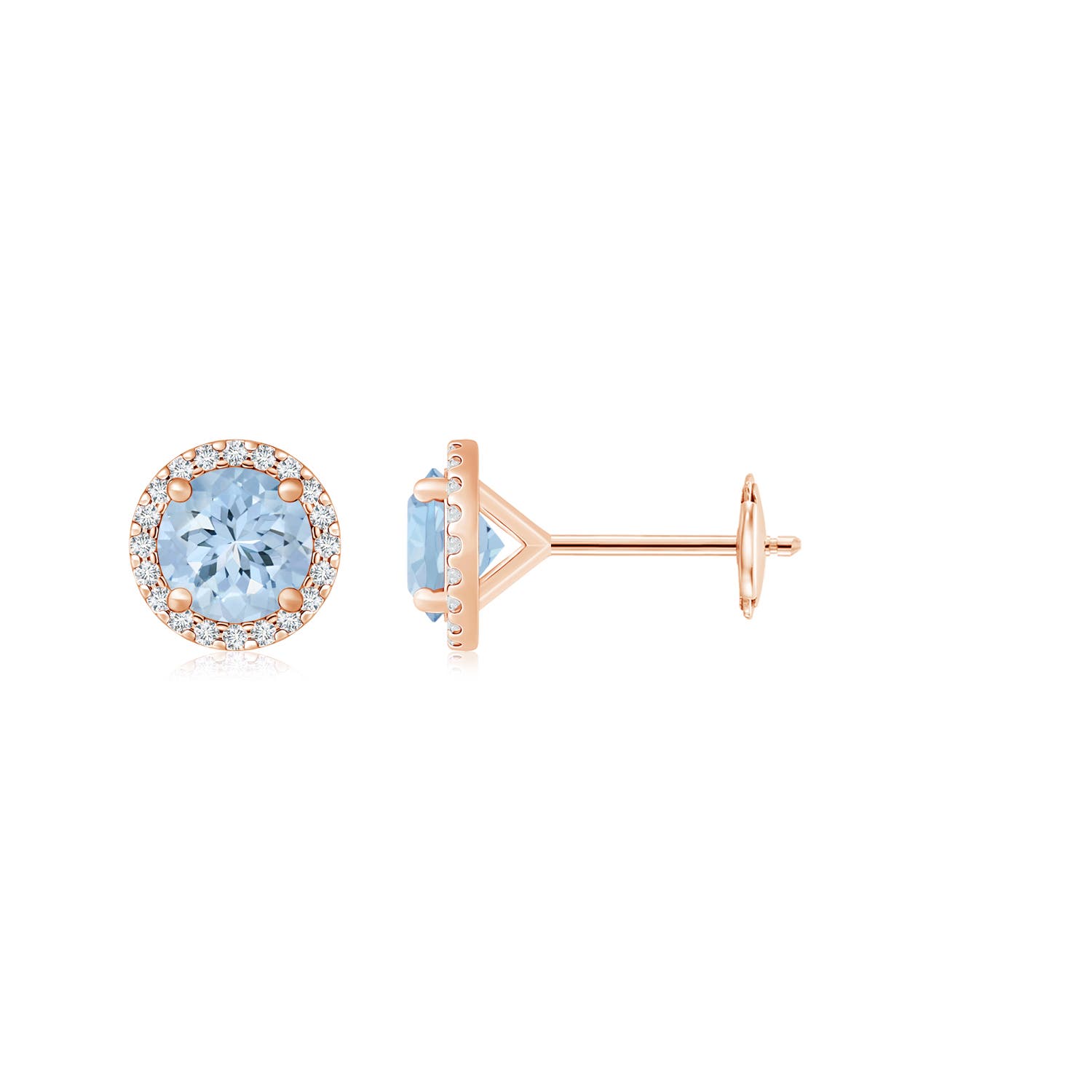 AA - Aquamarine / 2.64 CT / 14 KT Rose Gold