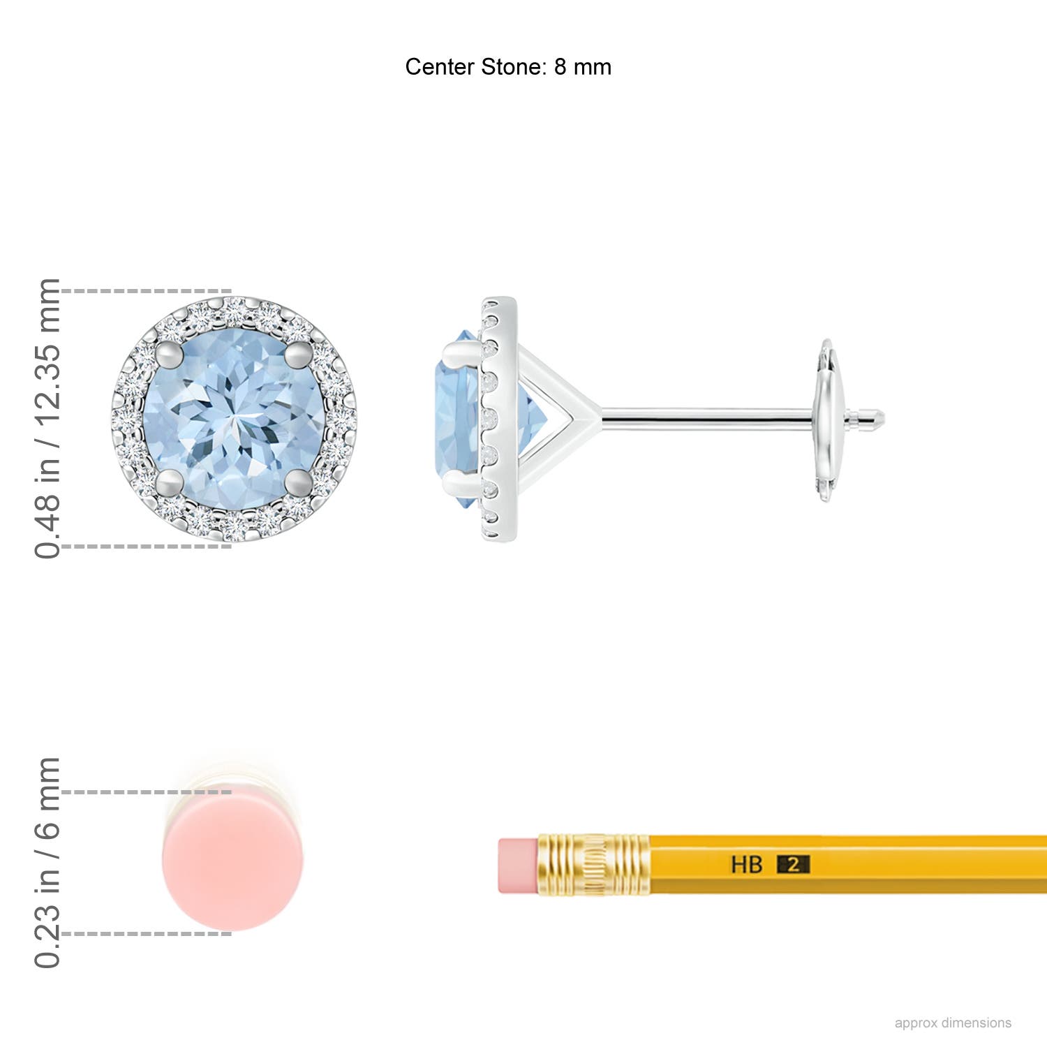 AA - Aquamarine / 3.76 CT / 14 KT White Gold