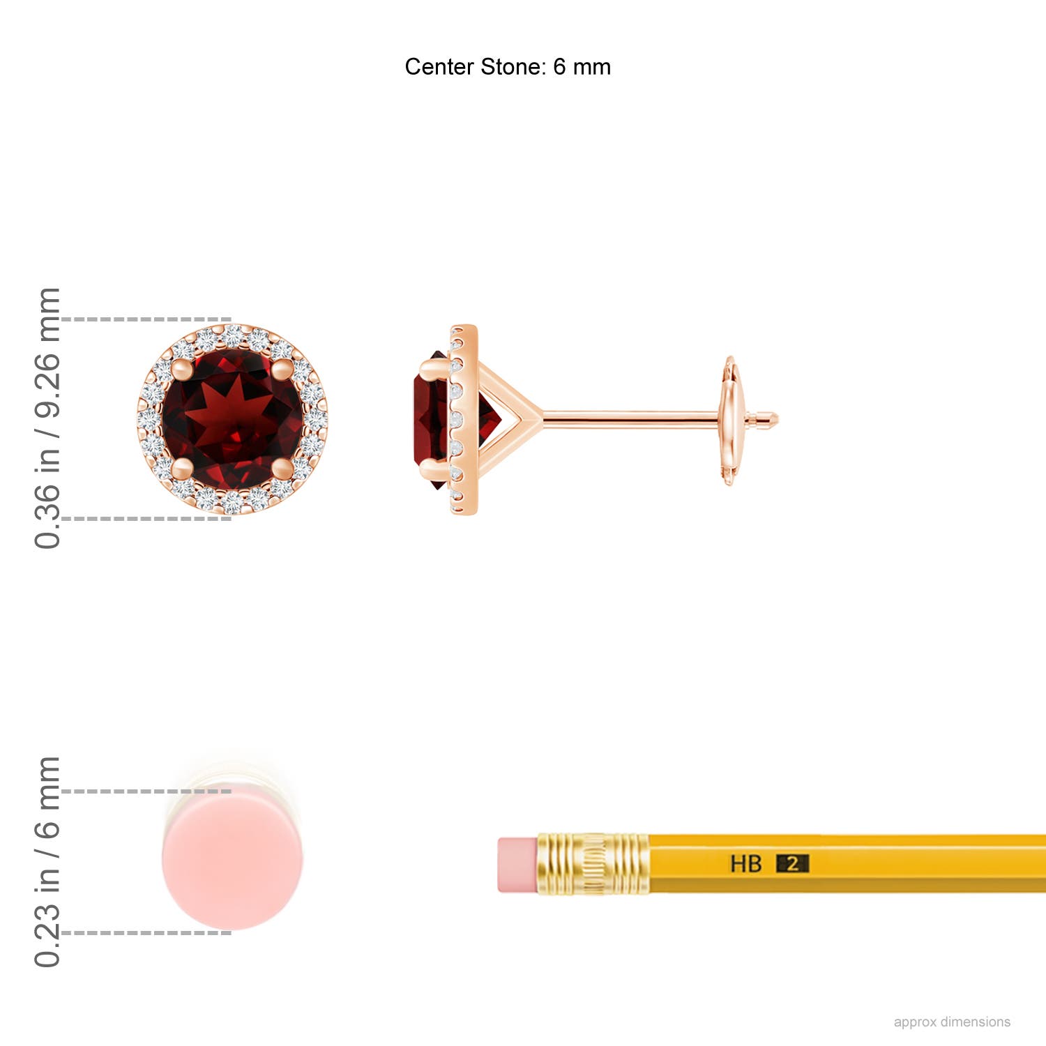 AAA - Garnet / 2.24 CT / 14 KT Rose Gold