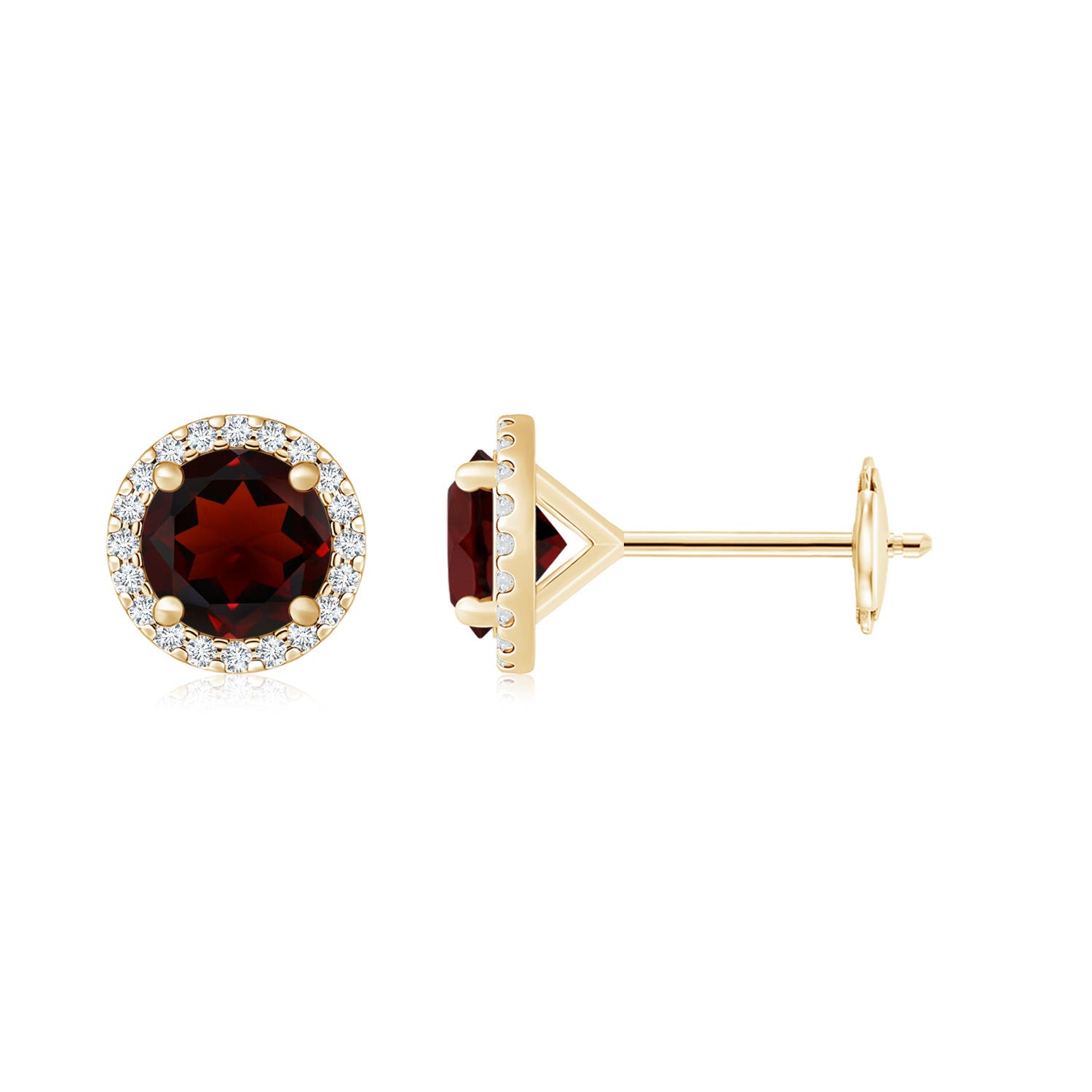 AA - Garnet / 7.24 CT / 14 KT Yellow Gold