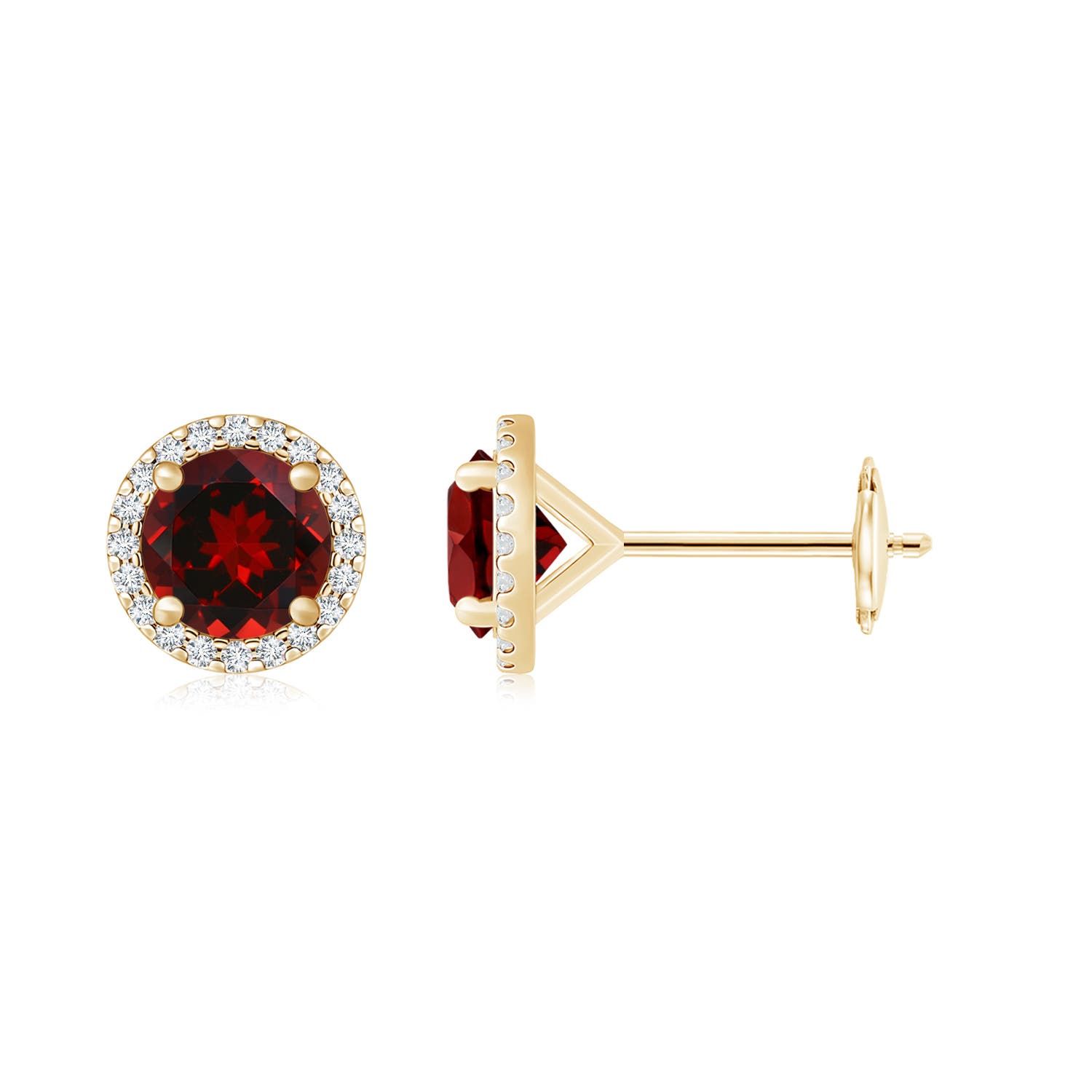 AAAA - Garnet / 7.24 CT / 14 KT Yellow Gold