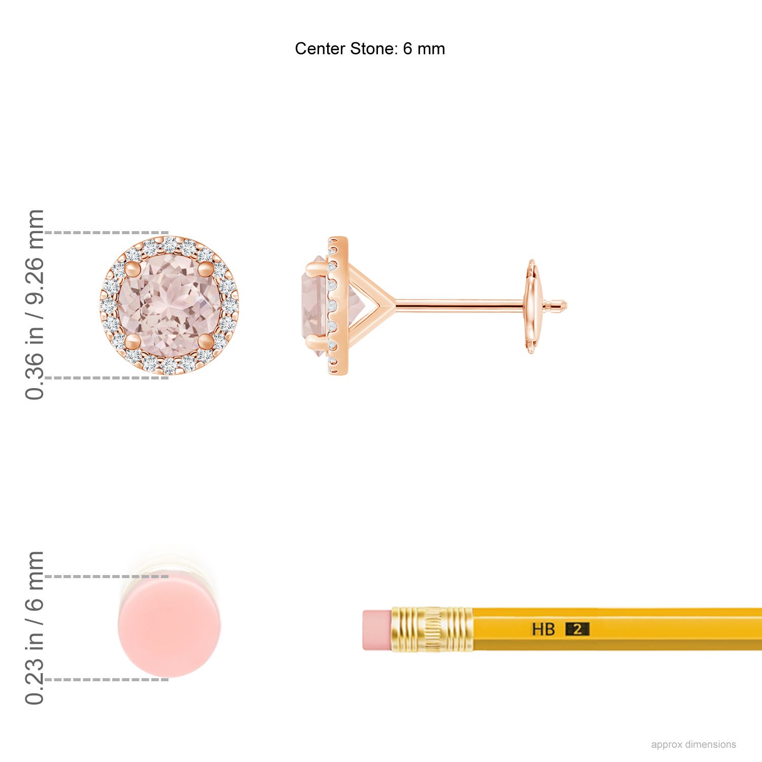 A - Morganite / 1.64 CT / 14 KT Rose Gold