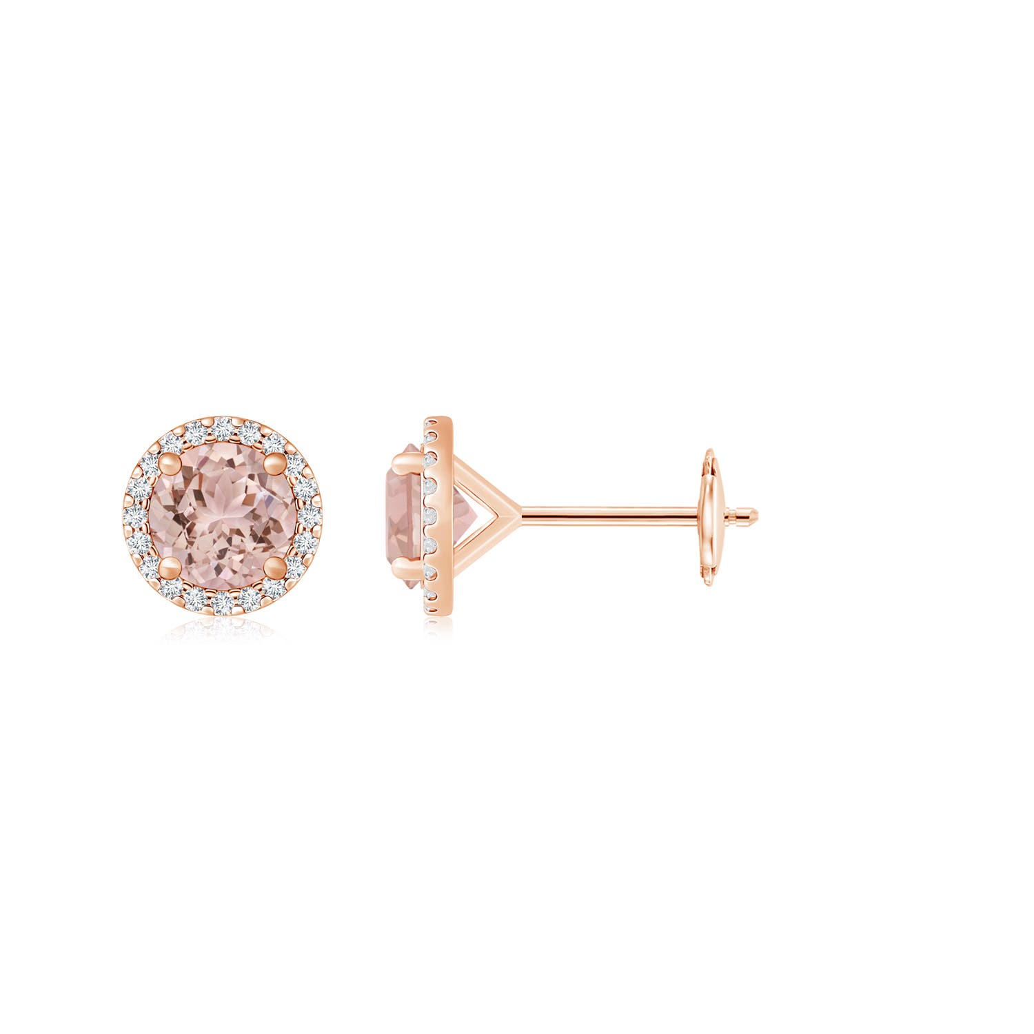 AAA - Morganite / 2.6 CT / 14 KT Rose Gold