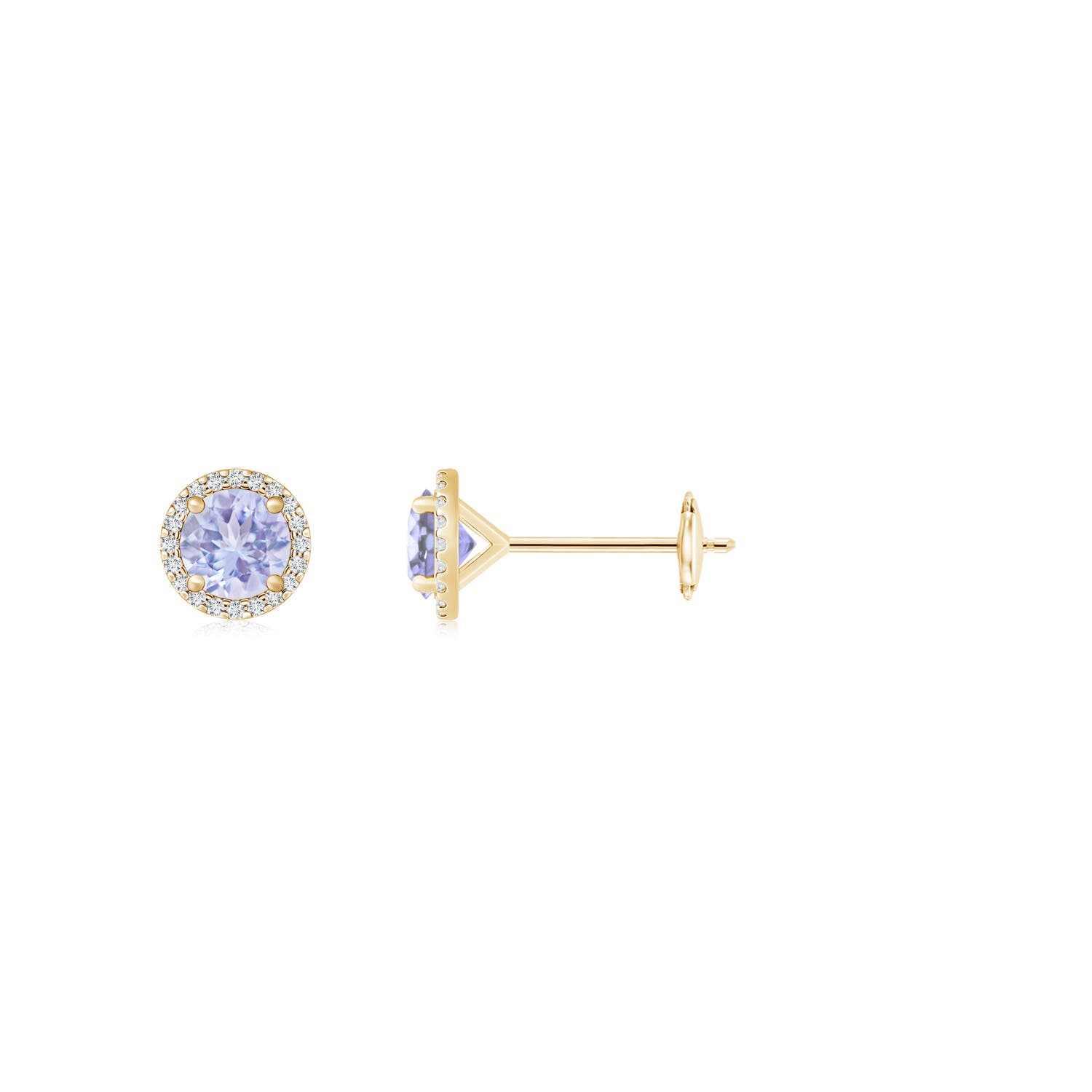 A - Tanzanite / 1.12 CT / 14 KT Yellow Gold