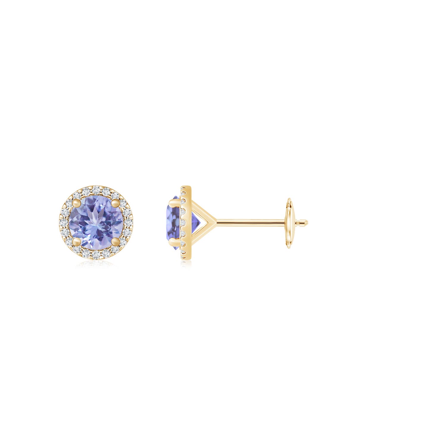 A - Tanzanite / 2.04 CT / 14 KT Yellow Gold