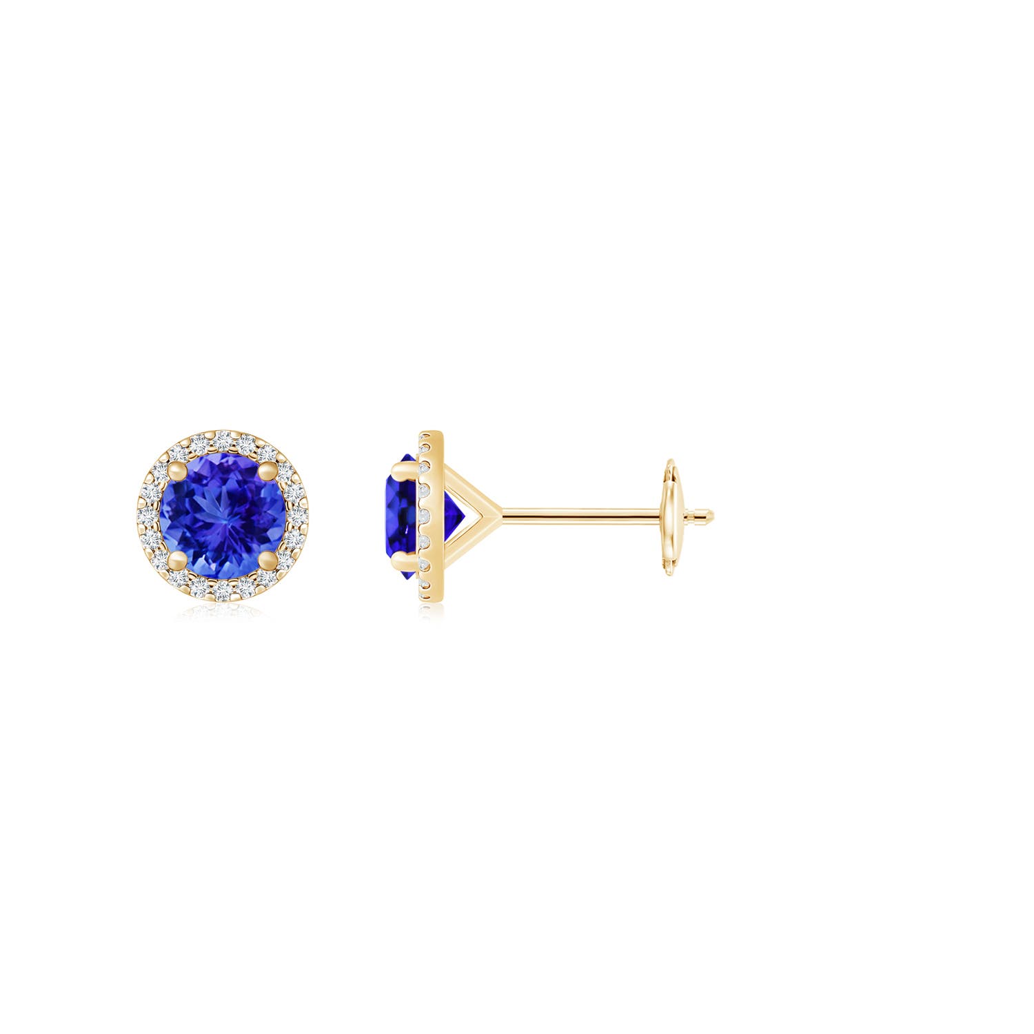 AAA - Tanzanite / 2.04 CT / 14 KT Yellow Gold