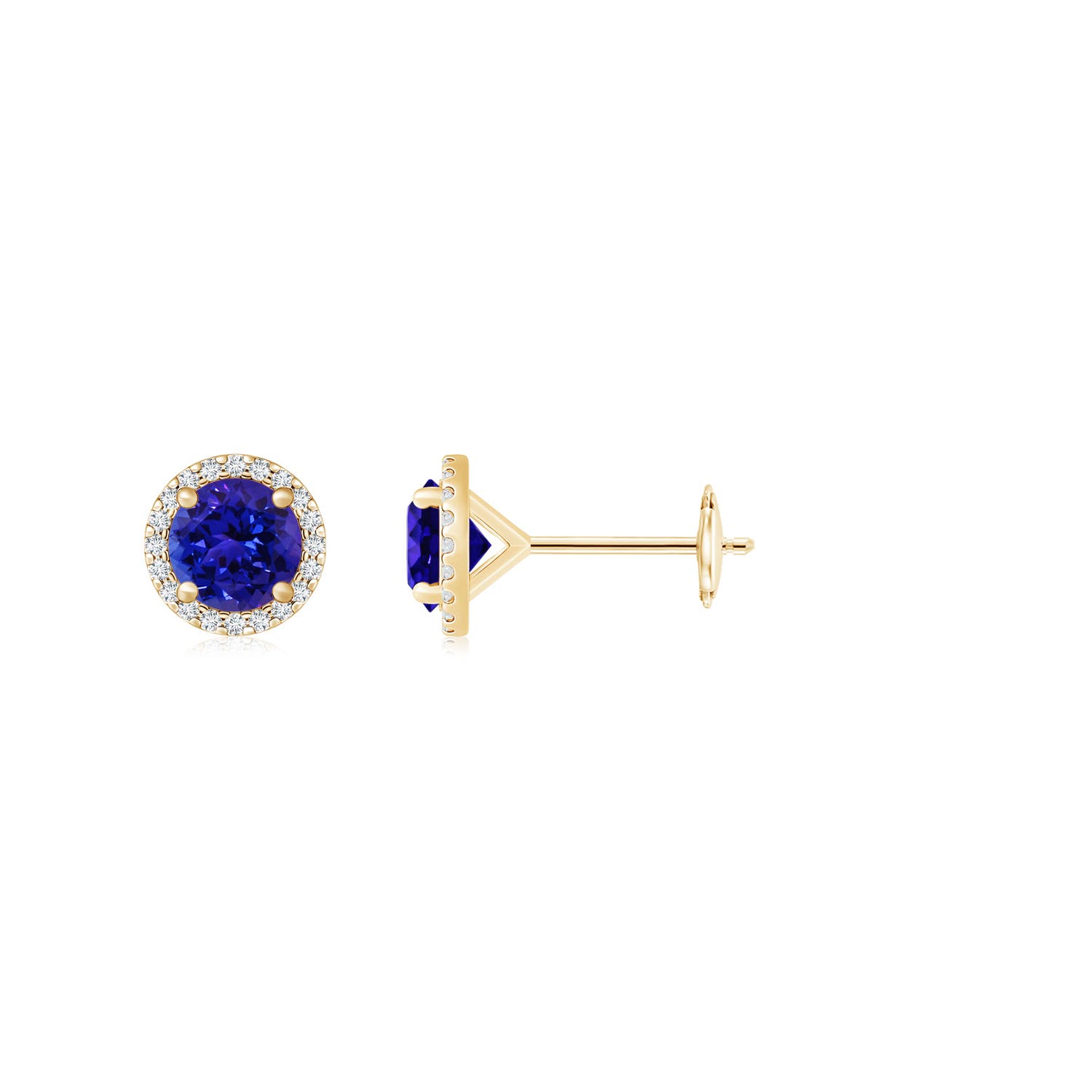 AAAA - Tanzanite / 2.04 CT / 14 KT Yellow Gold