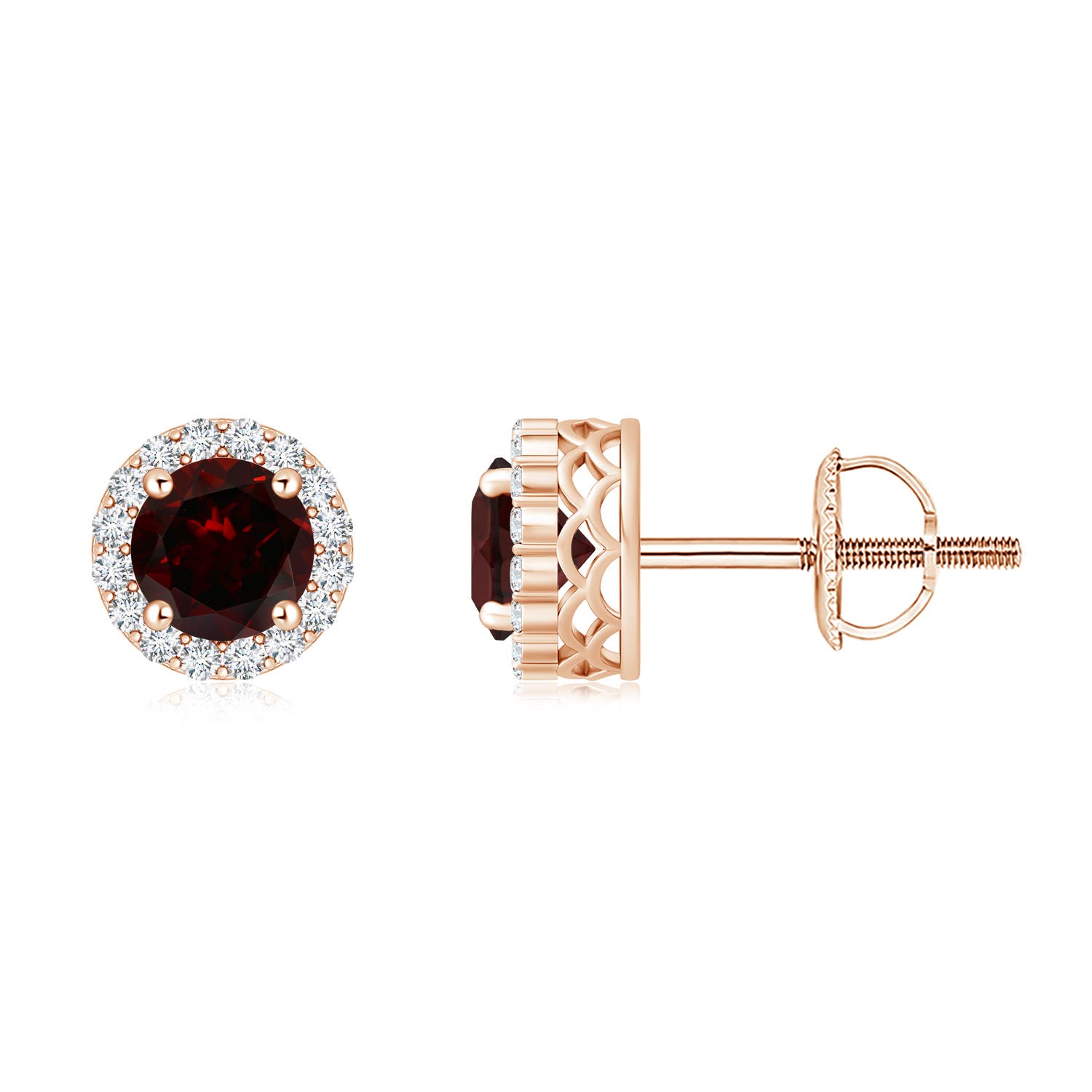 A - Garnet / 2.26 CT / 14 KT Rose Gold