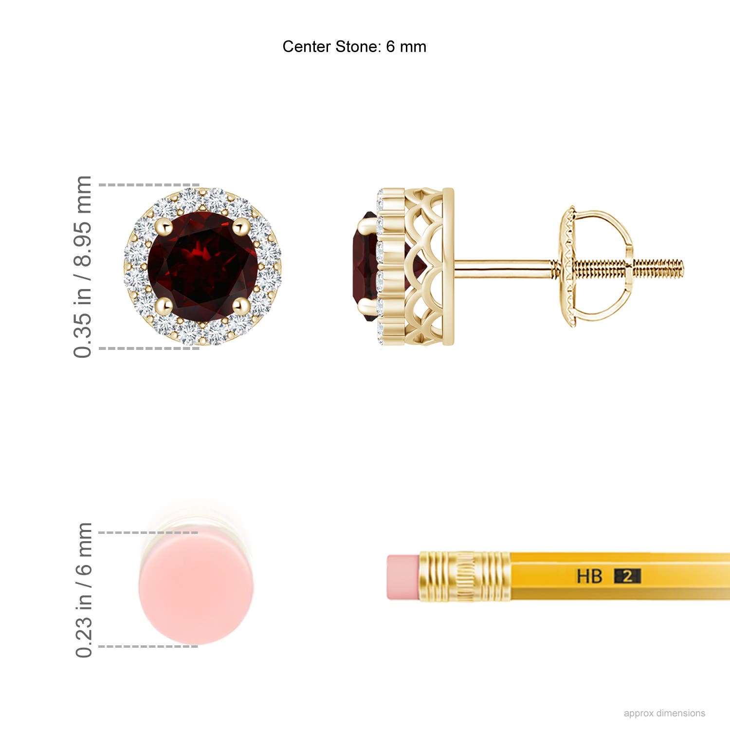 A - Garnet / 2.26 CT / 14 KT Yellow Gold