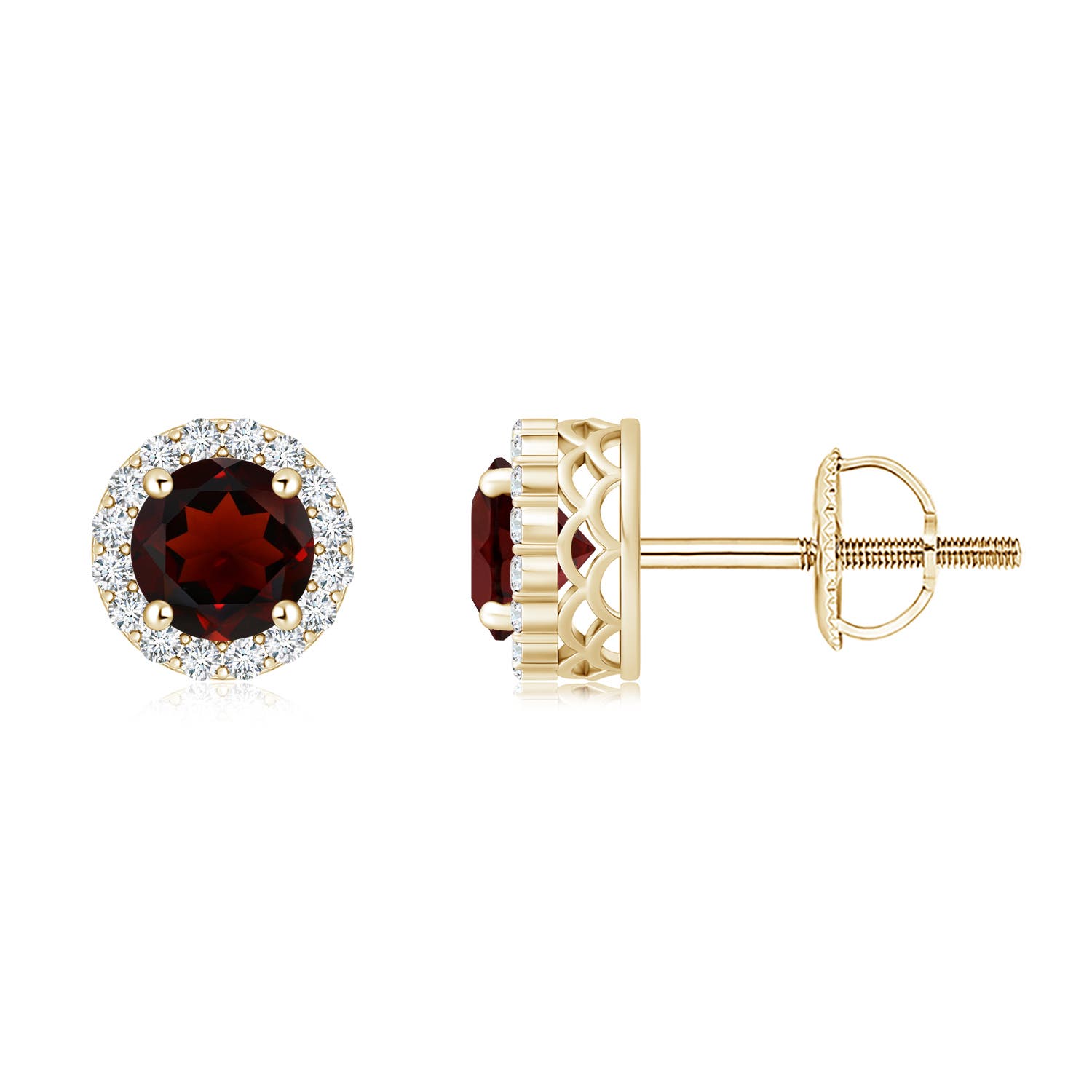 AA - Garnet / 2.26 CT / 14 KT Yellow Gold