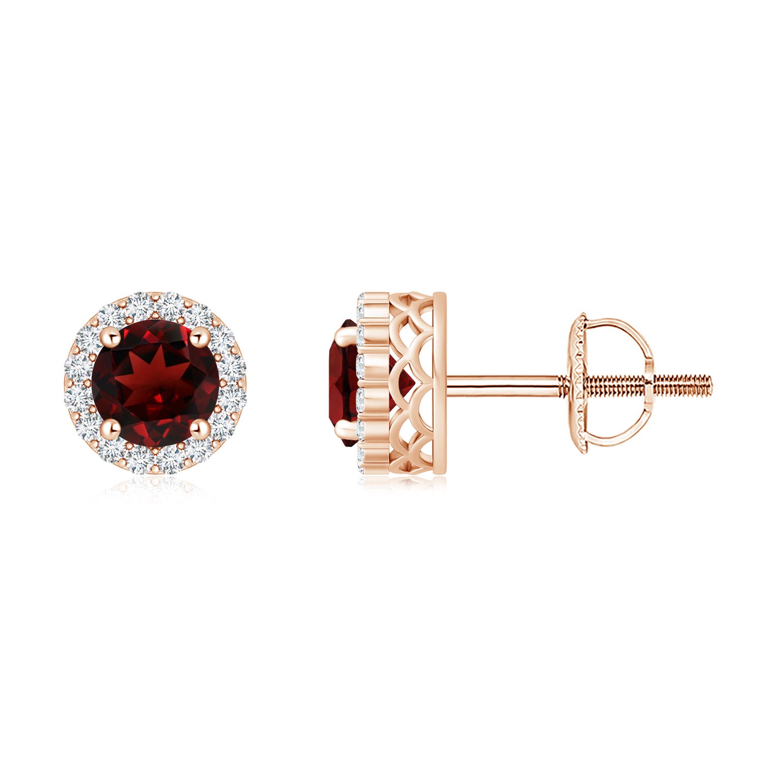 AAA - Garnet / 2.26 CT / 14 KT Rose Gold