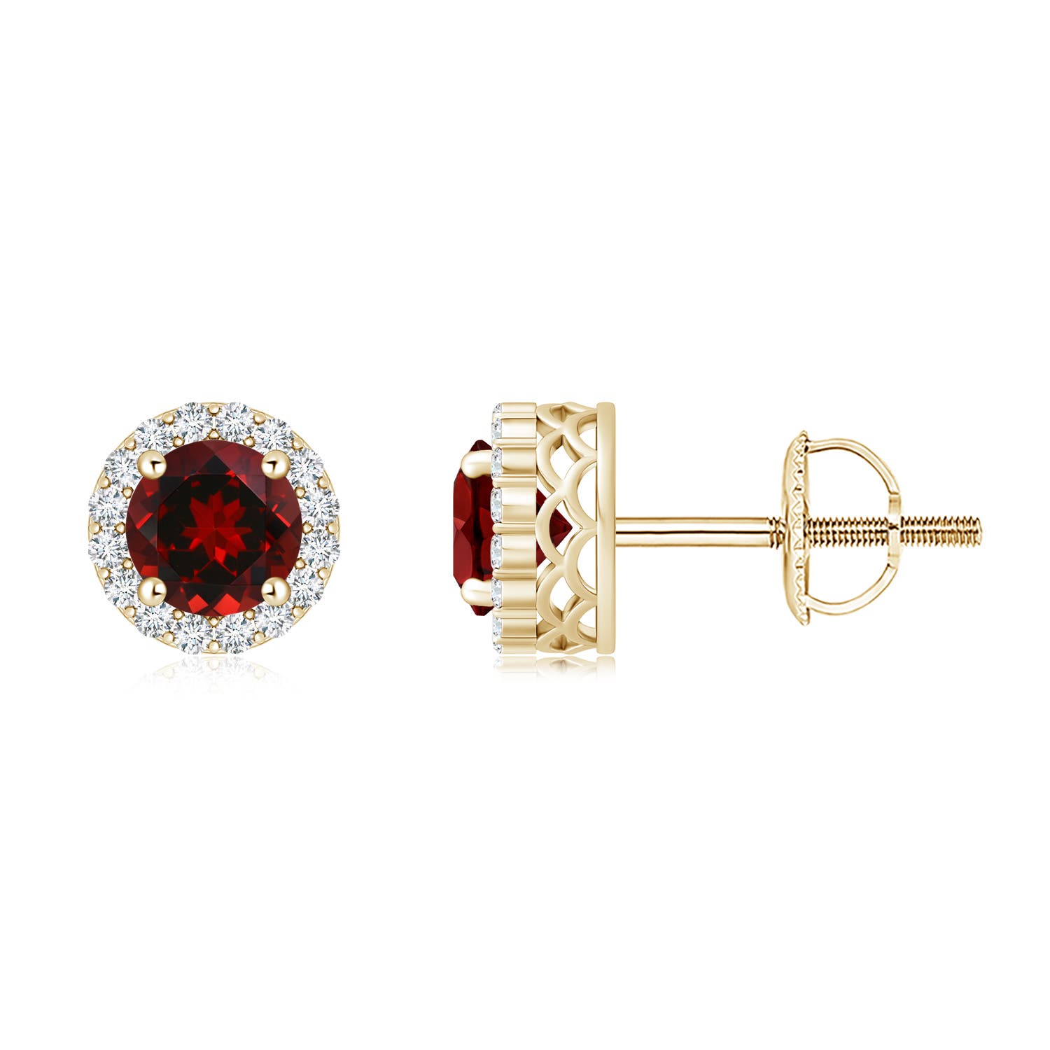 AAAA - Garnet / 2.26 CT / 14 KT Yellow Gold