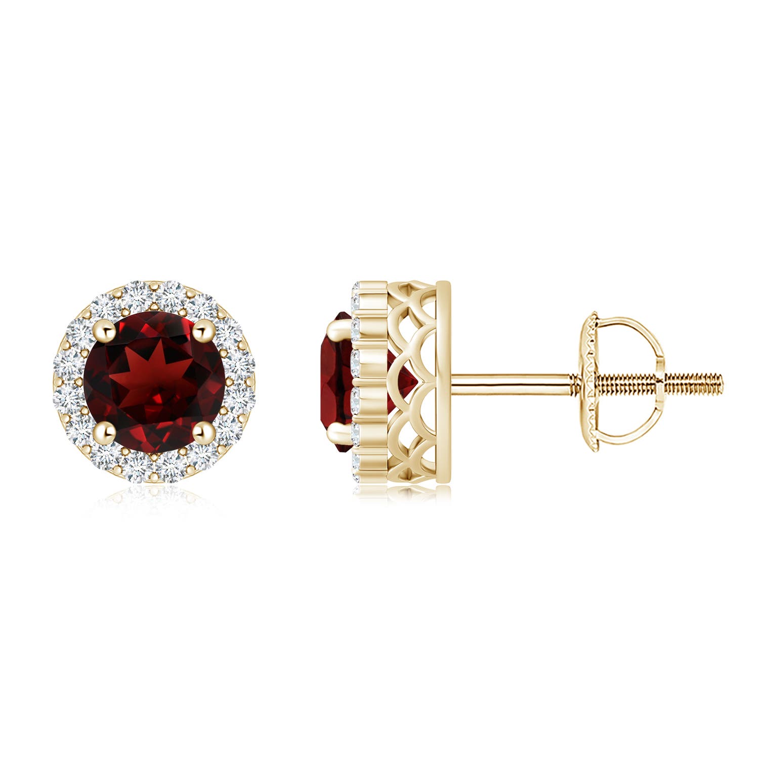 AAA - Garnet / 3.38 CT / 14 KT Yellow Gold