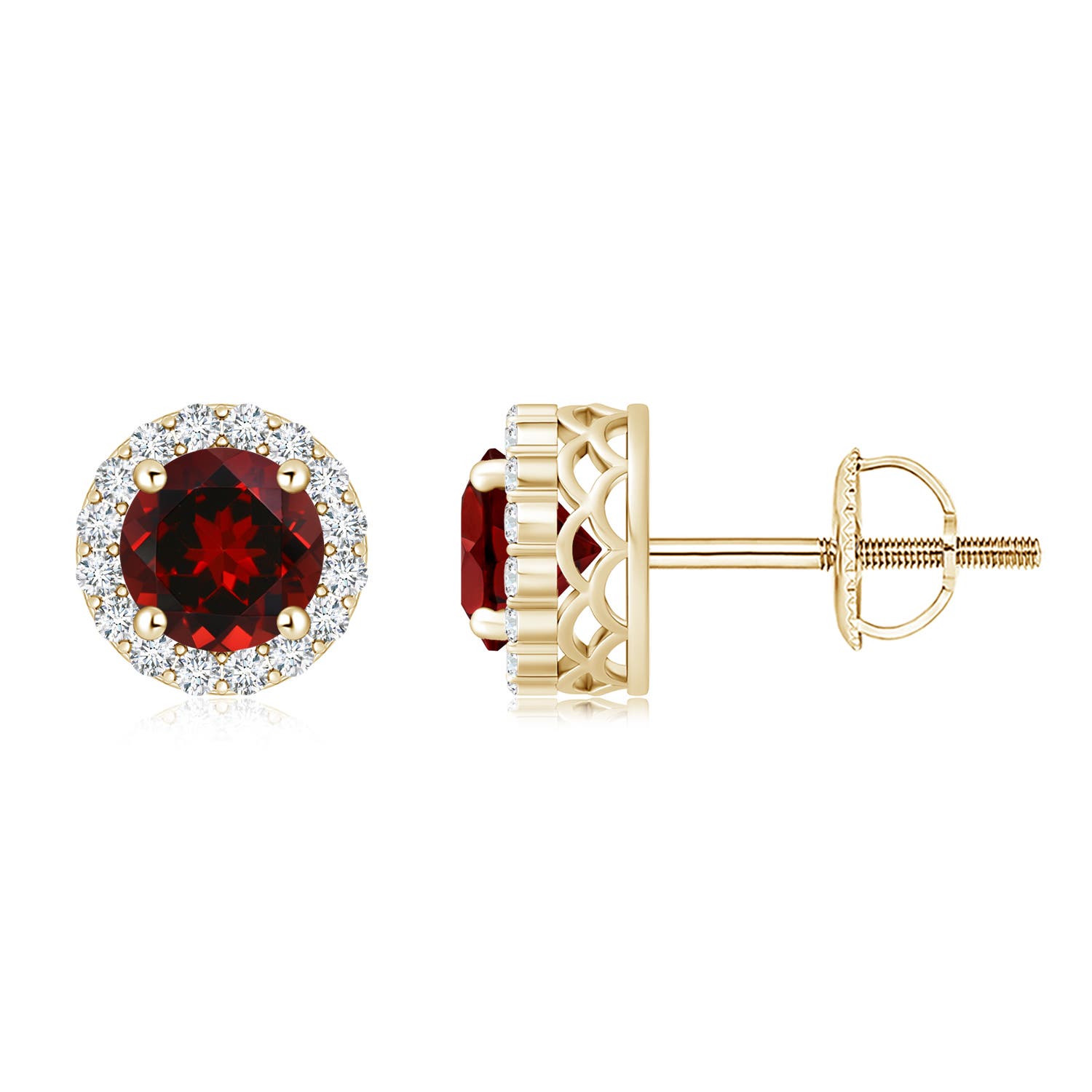 AAAA - Garnet / 3.38 CT / 14 KT Yellow Gold