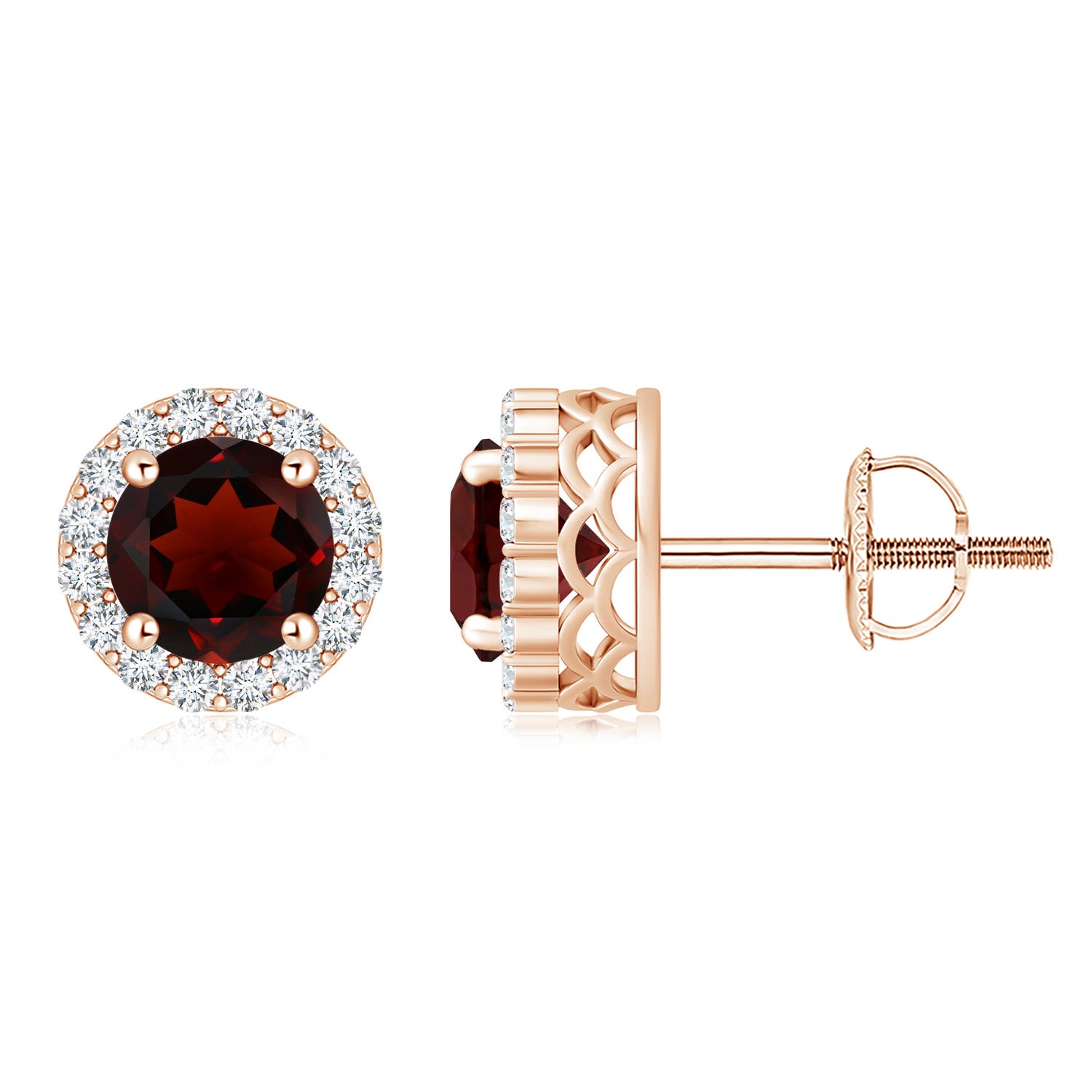 AA - Garnet / 4.98 CT / 14 KT Rose Gold