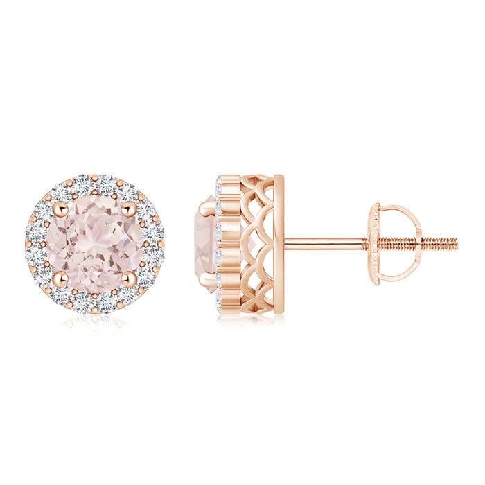 A - Morganite / 1.66 CT / 14 KT Rose Gold