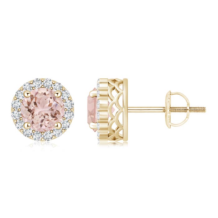 AAA - Morganite / 1.66 CT / 14 KT Yellow Gold