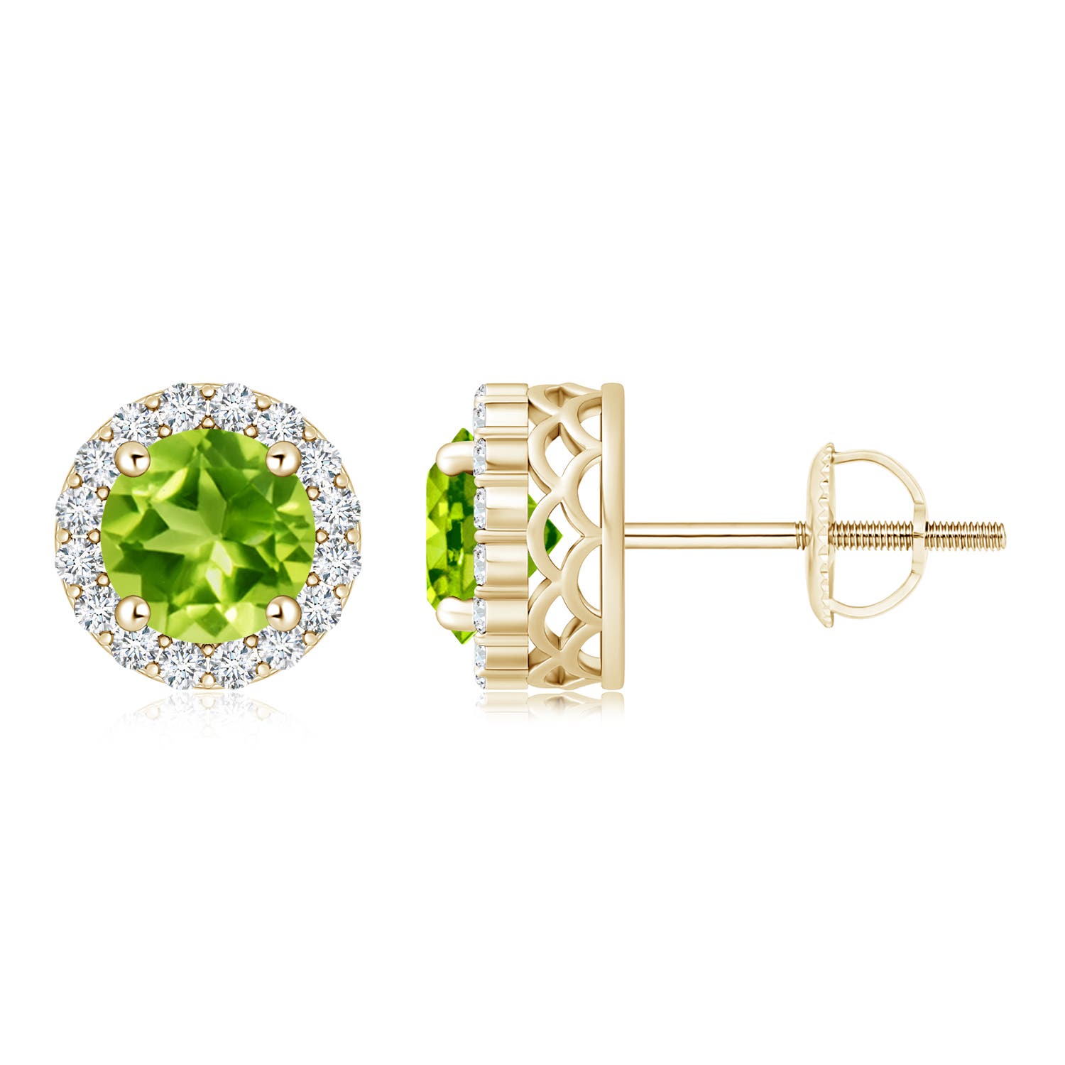 AAA - Peridot / 2.16 CT / 14 KT Yellow Gold