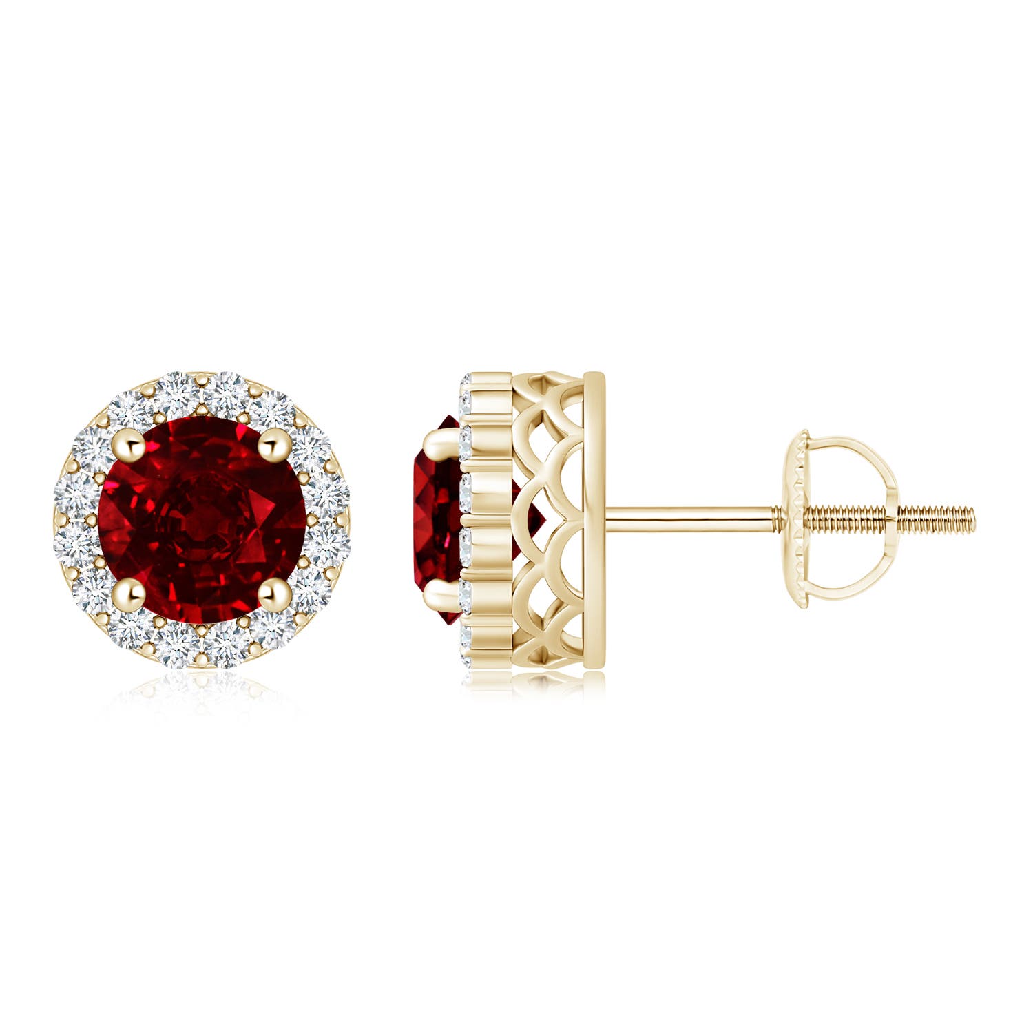 AAAA - Ruby / 2.26 CT / 14 KT Yellow Gold