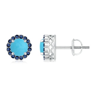 Round AA Turquoise