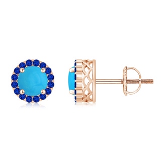 Round AAAA Turquoise