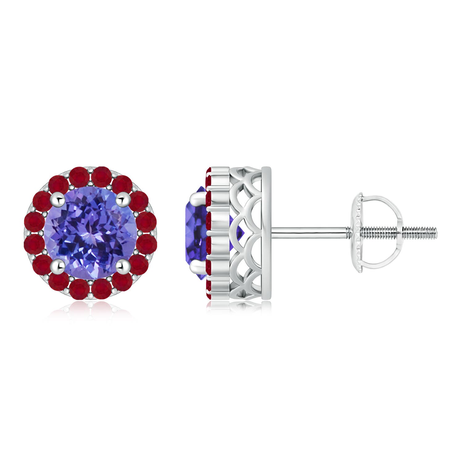 AA - Tanzanite / 2.02 CT / 14 KT White Gold