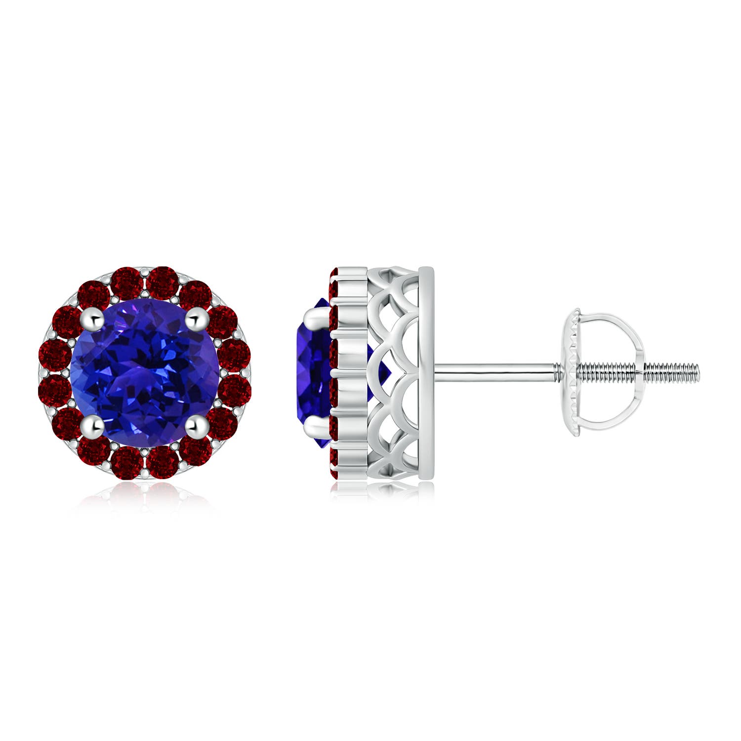 AAAA - Tanzanite / 2.02 CT / 14 KT White Gold