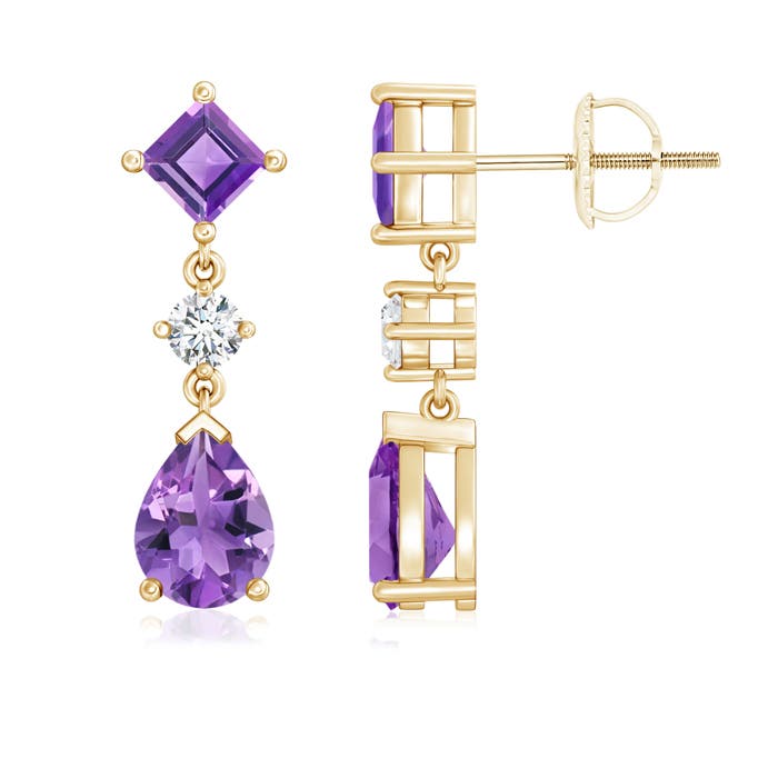 AA - Amethyst / 2.91 CT / 14 KT Yellow Gold