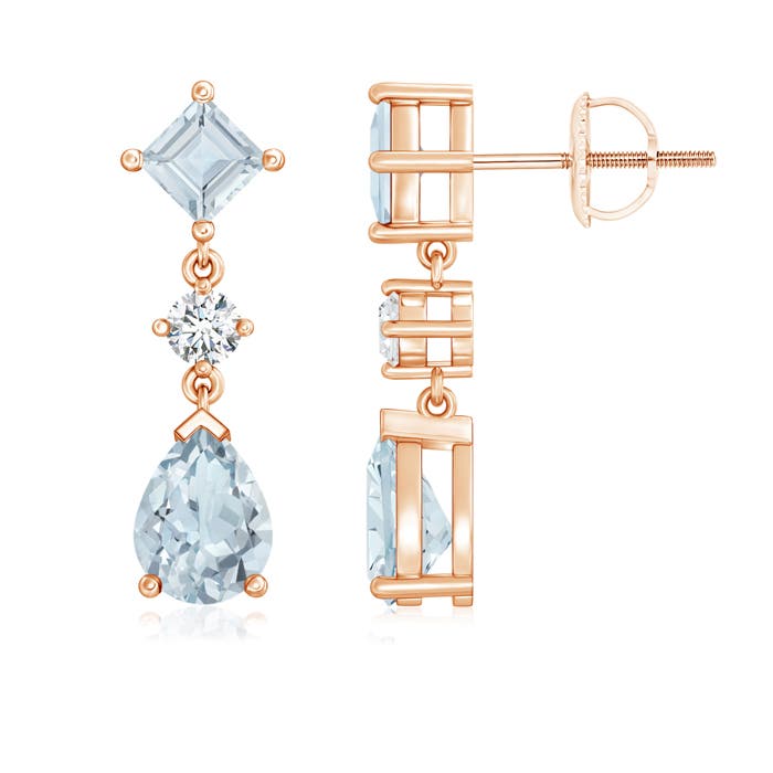 A - Aquamarine / 2.61 CT / 14 KT Rose Gold