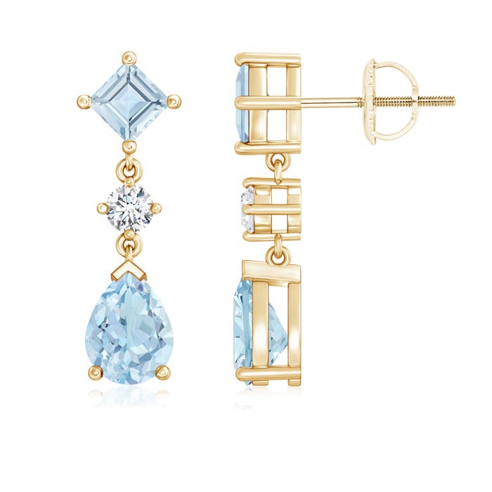 AA - Aquamarine / 2.61 CT / 14 KT Yellow Gold