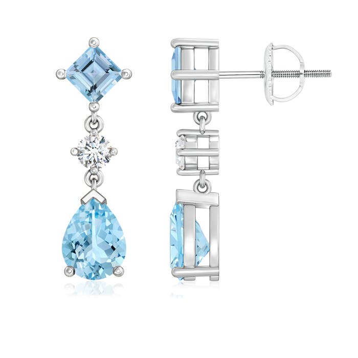 AAAA - Aquamarine / 2.61 CT / 14 KT White Gold