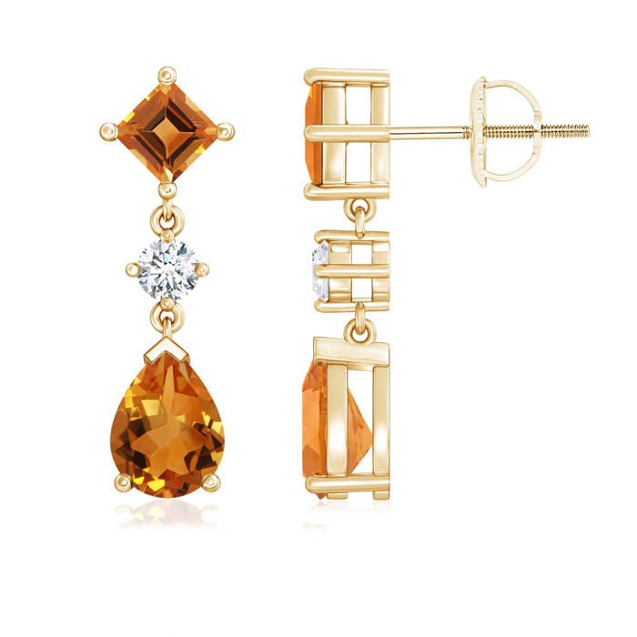 AAA - Citrine / 2.85 CT / 14 KT Yellow Gold