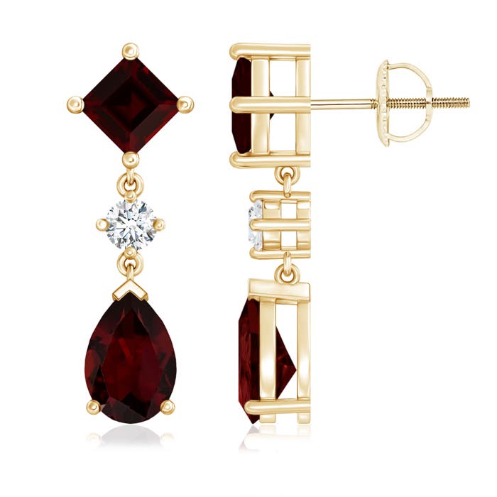 A - Garnet / 4.82 CT / 14 KT Yellow Gold