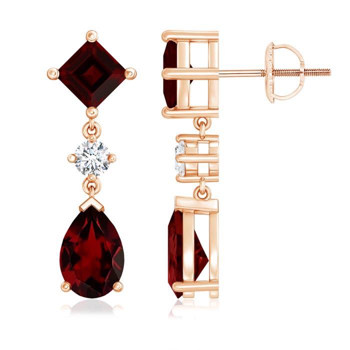 AA - Garnet / 4.82 CT / 14 KT Rose Gold