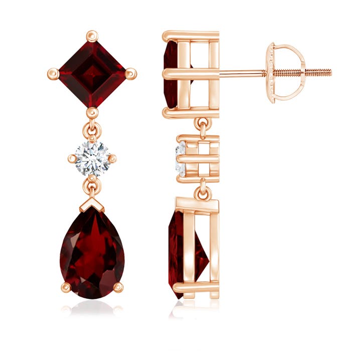 AAA - Garnet / 4.82 CT / 14 KT Rose Gold