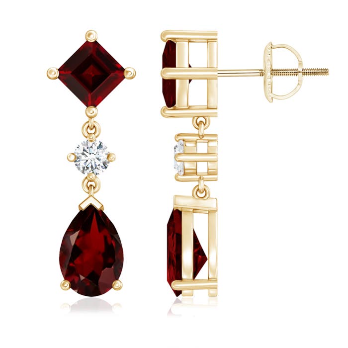 AAA - Garnet / 4.82 CT / 14 KT Yellow Gold