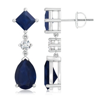 Pear A Blue Sapphire