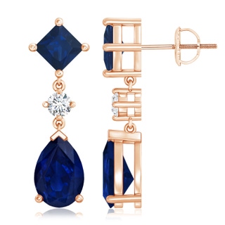Pear AA Blue Sapphire